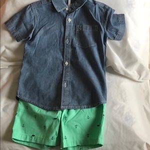 Two Piece Short Set 2T